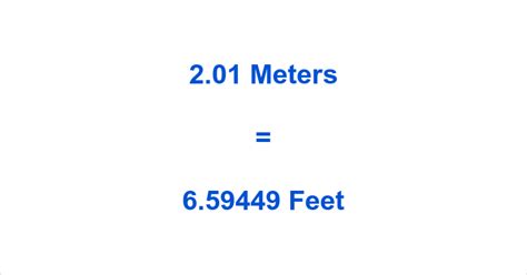 2.01 meters to feet|2.01 meters to feet .